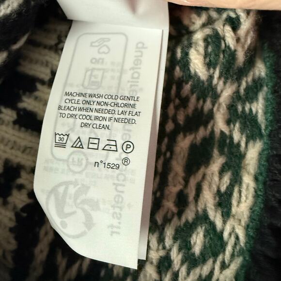 Ralph Lauren Girls Holiday Patchwork Wool Blend Knitted Sweater- Size 18-24mo - Picture 9 of 10